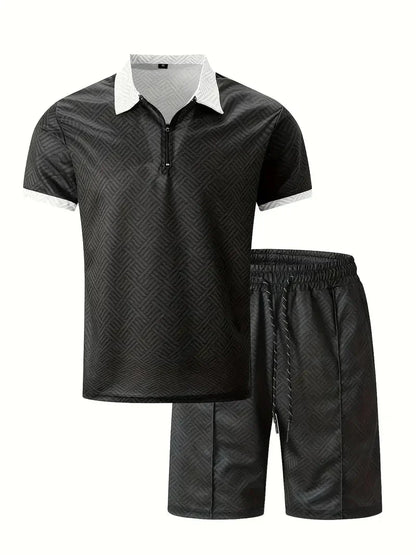 [BUY 1 GET 1 FREE] Barcelona Premium Shirt & Shorts Set
